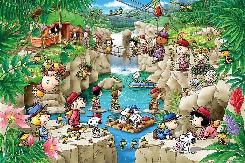 1000ピースジグソーパズル Peanuts スヌーピー 森の探検隊 組絵門 くみえもん