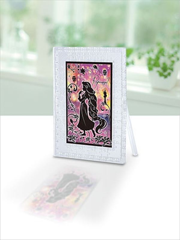 132ピースジグソーパズル クリアスタンドパズル シルエット ラプンツェル やのまん 2500 16 組絵門 くみえもん