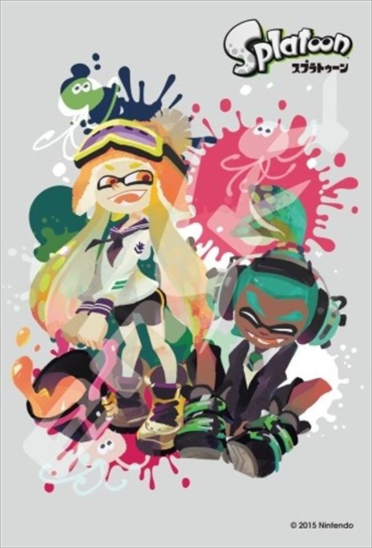 ミニパズル70ピース Splatoon スプラトゥーン ボーイとガール 1 廃番商品 組絵門 くみえもん
