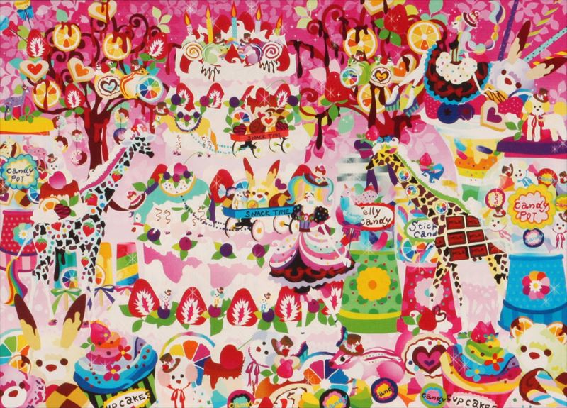 □500ピースジグソーパズル いつもの景色に甘いデコレーションを